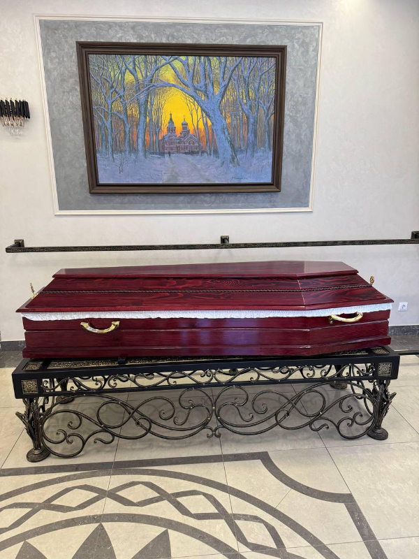 Гроб ГЛ-1 скрипка цвет Вишни 1